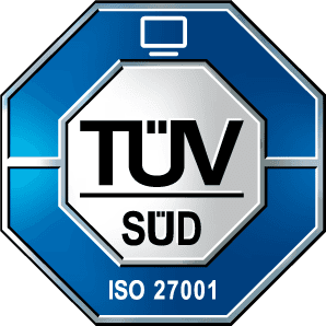 TÜV-SÜD-Zertifikat ISO 27001