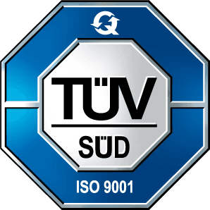 TÜV-SÜD-Zertifikat ISO 9001